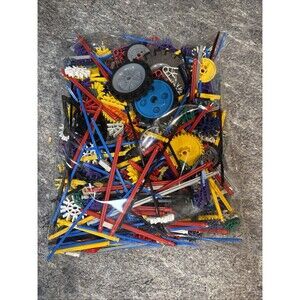 2.5Lbs Bulk Lot of K'NEX Building Parts, Pieces and Accessories -